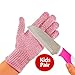TruChef KIDS Cut Resistant Gloves (Ages 8-12) - Maximum Kids Cooking Protection| Safe hands from Real Kitchen Knives and Tools| Perfect for Oyster Shucking and Whittling