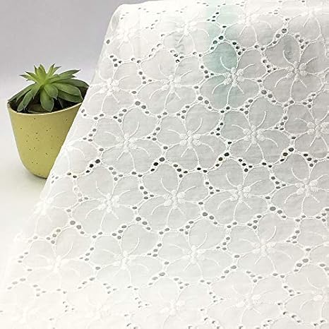 Amazon Co Jp メッシュレース 花柄刺繍 生地 レース ドレス Diy 手芸 手作り 縫製用 Ryoizen ホーム キッチン