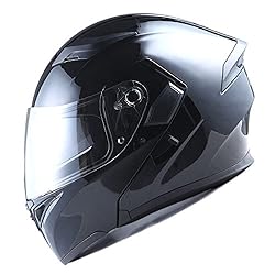1Storm Motorcycle Modular Full Face Flip up Dual
