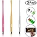 Honsky Cell Phone Stylus, Tablet Stylus for Touch Screens: Universal Long Metal Slim Waist Stylist Pens, Tablet Pen, Touchscreen Stylus Pen ¨CWith Replacement Tips, Hot Pink, Silver, Gold, 3 Packs