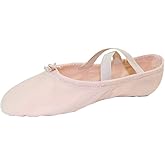 Danzcue Adult Split Sole Canvas Ballet Slipper