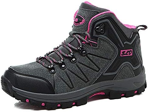 [TONGYANWUJI] トレッキングシューズ メンズ レディース ハイカット 軽量 ハイキングシューズ 厚い底 防滑 登山靴 ハイシューズ 耐摩耗性 ハイシューズ ウォーキングシューズ 男女兼用