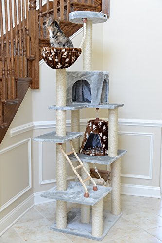 Armarkat Cat Tree Model A7802, Silver Gray