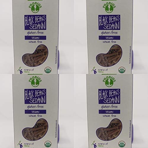 Probios Pasta, Black Beans GLUTEN FREE Organic Pasta from Italy, Vegan, Gluten free, organic