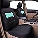 CAR PASS DELAY LACE Universal Car Seat Covers with lace Steering Wheel Cover and Universal fit car Floor mats, fit for Most of Cars,Trucks,SUV,Vans, 16PCS Included (Mint Blue)