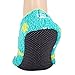 Super Soft Cozy Slippers Slip-Resistant Bottom Sole Womens 5.5-7 Turquoise Dots