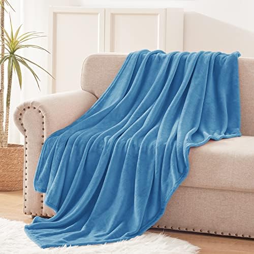 Exclusivo Mezcla Extra Large Fleece Throw Blanket for Couch, Sofa and