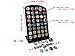 Ladieshow Snap Jewelry Display Board Button Organizer Charms Showing Stand,for 18mm Regular Sized Snap button,also for 12mm Small Snap Button