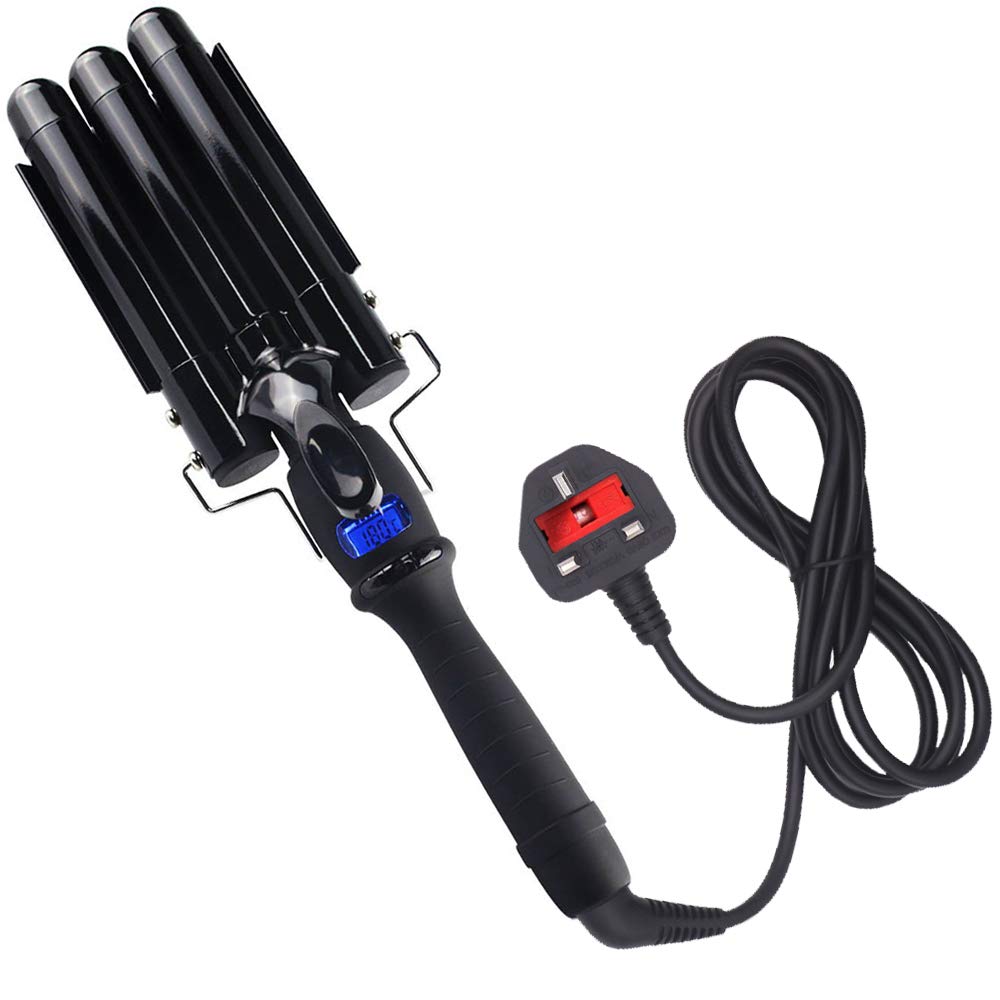 3 barrel curling iron uk
