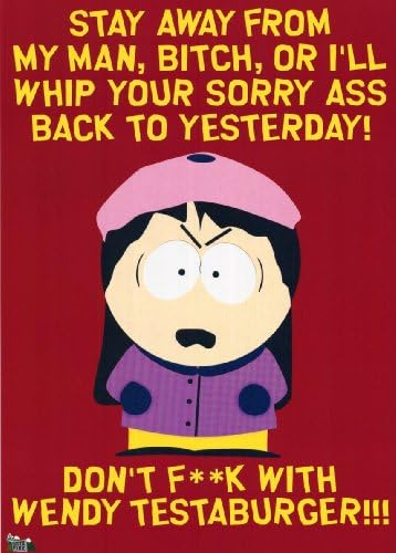 Amazon Com South Park Wendy Testaburger Stay Away Tv Poster Print 24 X 36 South Park Kenny Poster Posters Prints