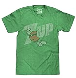 Tee Luv 7UP T-Shirt - Licensed 7 UP Cool Spot Logo Shirt