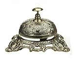 Upper Deck Ornate Solid Brass Hotel Counter Bell