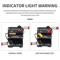 T Tocas Waterproof Hi-Amp 60A Circuit Breaker