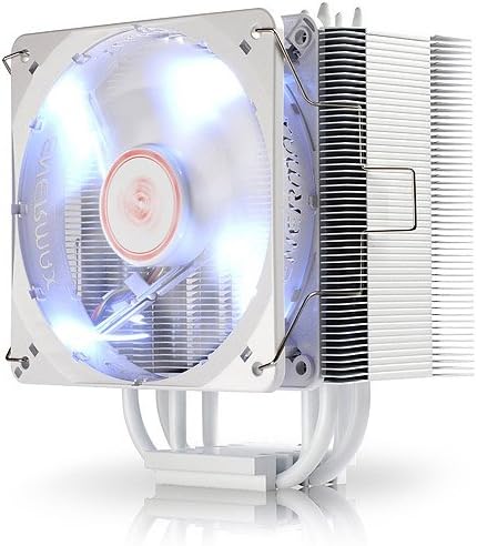 Ecomaster Enermax ETS-T40-W 120mm 2200 rpm LED Fan CPU Cooler (White)