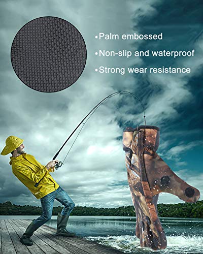 YancLife Angelhandschuhe, Anti-Rutsch-Winter-Fahrradhandschuhe, winddicht, wasserdicht, atmungsaktiv und warm… – Bild 6