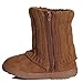 New Girls Toddlers Kids Slouch Comf Midcalf Suede Boots Shoes
