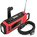 Horizons Tec HT-747.2 Emergency NOAA Weather Radio. Solar & Hand Crank Powered, smartphone Cellphone Charger & Led Flashlight. Paracord Survival Kit Bracelet Flint Fire Starter Compass Whistle