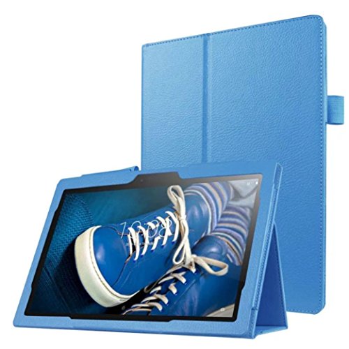 For 10.1In Lenovo Tab 2 A10-30F Case,Sikye Wallet Leather Case Cover Pouch For 10.1In Lenovo Tab 2 A10-30F 10.1In Lenovo Tab 2 A10-30F (Blue)