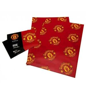 Amazon.com: Manchester United FC Gift Wrap with Tags ...