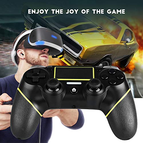 JAMSWALL-Mando-para-PS4-Bluetooth-Mando-Inalambrico-para-PS4ProSlim-Panel-Tactil-Gamepad-con-Doble-Turbo-Vibracion-y-Funcion-Audio-Pantalla-LED-Controlador-inalambrico-para-PlayStion-4