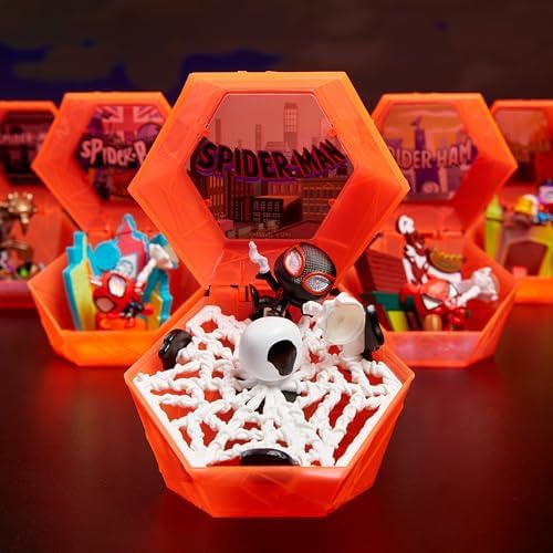 Capsula da collezione Marvel™ Doorables Spider-Verse, personaggi giocattolo da 3,8 cm, confezione a sorpresa, giocattoli per bambini dai 5 anni