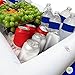 Inflatable Buffet & Salad Bar Cooler - Portable Serving Bar for Football Parties, Pool Parties, BBQs, Tailgates and More - With Easy Drain Plug