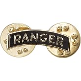 EagleEmblems P12010 P12010 PIN-Army,Ranger,TAB,MINI (GLD/BLK) (.875'')