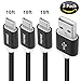CLEEFUN USB Type C Charger Cable/Cord [3-Pack, 10ft] Fast Charging Compatible with Galaxy S10e S10 S9 S8 Plus Note 8 Note 9, G7 G6 G5 V40 V35 V30, Pixel 2 XL - Nylon Braided USB C Cable