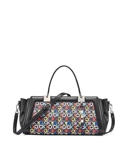 Calvin Klein Jean Organizational Satchel, Black Multi, One Size - Amazon deal for $105.74