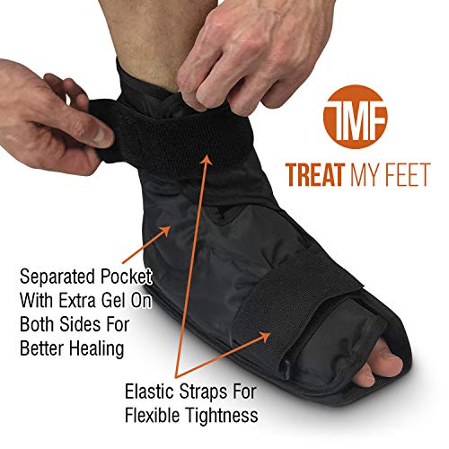 Foot & Ankle Pain Relief Hot/Cold Gel Wrap Effectively Relieve Foot