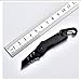 B-2 Bomber Nano Blade Utility Small Pocket Knife - Folding Wallet Knife -Stainless Steel Mini Tactical Knife with Money Clip- Portable Small Folding Knife-Black