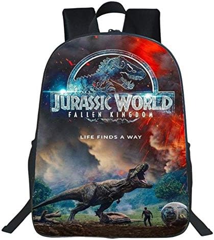 3D Printed Dinosaur Student Backpack Jurassic Park Children Backpack Boy Backpack F
