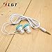 LGT Cartoon Earphone 3D Cute Cat Face Earbuds Headphones suitable to Remote and Mic for Apple Samsung HTC Android smartphones Tablets hands-free/in-ear style earbuds of Electronics Wired 3.5 mm