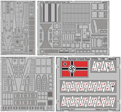 Amazon Com Eduard Accessories Big5332 Trumpeter Model Accessories Dkm U Boat Viic U Shaped 552 Toys Games