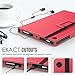 MoKo Case for All-New Amazon Fire HD 8 Tablet (7th Generation, 2017 Release Only) - Slim Folding Stand Cover for Fire HD 8, RED (with Auto Wake / Sleep)