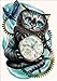 DIY 5D Diamond Painting Kit, Cat Clock Embroidery Cross Stitch Canvas, Clearance