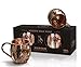Hudson Copperworks 2 Hammered Finish Pure Solid Copper Moscow Mule Mugs