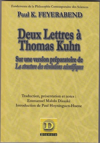 Deux lettres à Thomas Kuhn