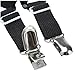 Addas Sheet Clips,Under Mattress Bed/Fitted Sheet Fastener,Long Strap Clip Bands,4 Pieces (Black)