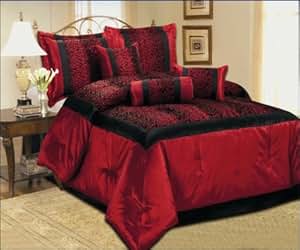 Amazon.com: Queen Size Zebra Leopard Safari Patchwork Faux