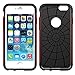 Phone 6s Plus Case, LUVVITT [Ultra Armor] Shock Absorbing Case Best Heavy Duty Dual Layer Tough Cover for Apple Phone 6/6s Plus - Black / Red