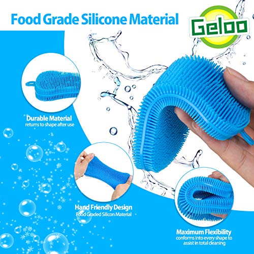 4 Geloo+Silicone+Washing+Kitchen+Accessories
