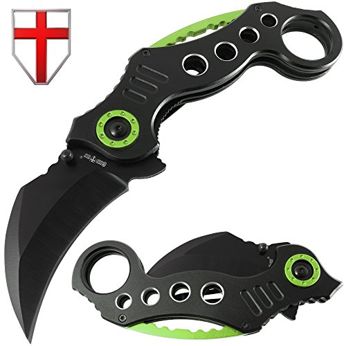 Grand Way Folding Karambit Knife - Pocket Claw Knives - Best Spring Assisted Karambit Knife - Top Csgo Tactical Karambit 130005