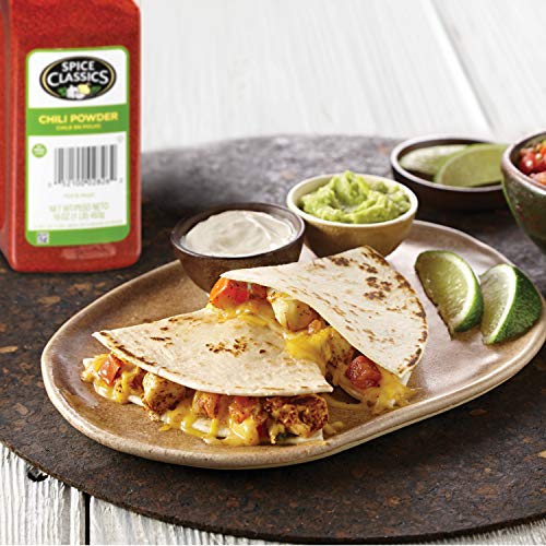 McCormick Table Ground Black Pepper, 16 Oz & Spice Classics Chili Powder, 16 oz Pricepulse