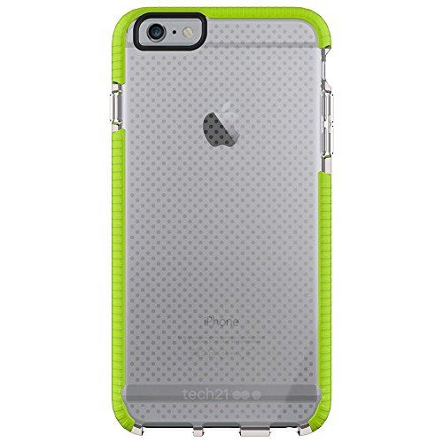 Tech21 Evo Mesh Sport Case for iPhone 6/6s plus 5.5'' (Clear&Green)