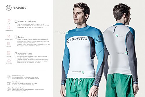Tesla-Surfista-Mens-Performance-Long-Sleeve-Crew-Athletic-Fit-Rashguard-T71 Tesla-Surfista-Mens-Performance-Long-Sleeve-Crew-Athletic-Fit-Rashguard-T71
