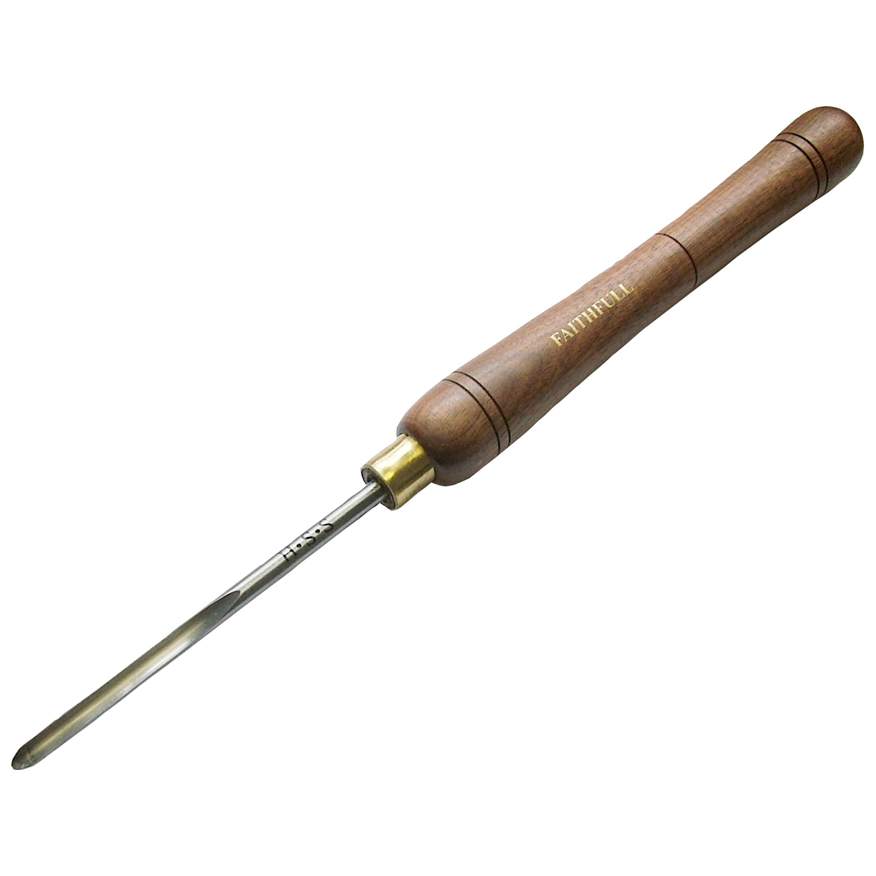 Faithfull HSS 8mm Spindle Gouge Full Length Woodturning Chisel