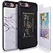 TORU CX PRO Compatible with iPhone 8 Plus/iPhone 7 Plus Wallet Case - Protective Stone Pattern Dual Layer with Hidden Card Holder, ID Slot Hard Cover & Mirror - Marble Stone