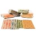 J Mark Neatly-Packed Flat Coin Roll Wrappers, Made in USA, Extra Pennies (Quarters, Dimes, Nickels, Pennies), ABA Striped Kraft Paper Coin Roll Wrappers, Includes J Mark Deposit Slip primary