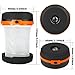 STYDDI 2 Pack Portable Led Camping Lantern Lights, Collapsible Mini Pop-up Flashlight Emergency Torch Night Light Tent Lamp Battery Powered with D-ring Key Chain for Garden, Patio, Outdoor Adventure